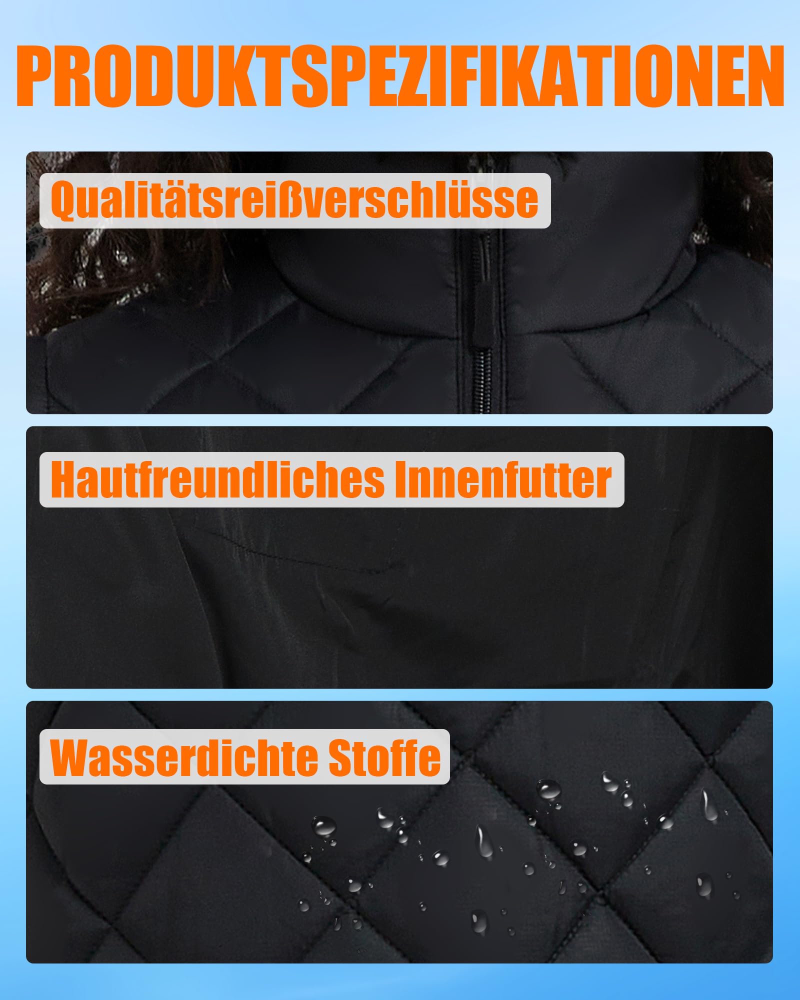 CYCYHEAT Gilet riscaldante per uomo e donna con batteria, gilet riscaldante elettrico con 3 livelli di calore, gilet termico leggero