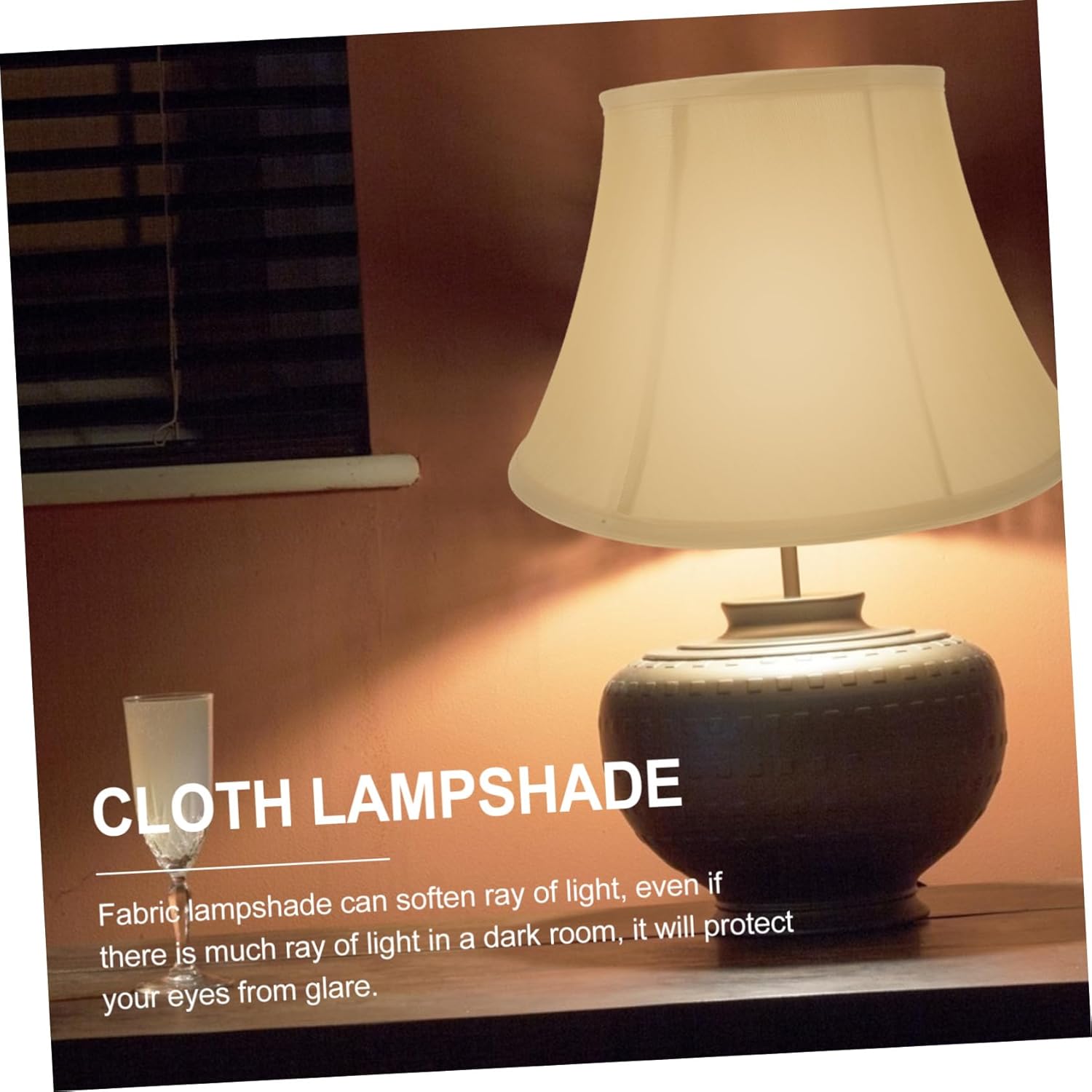 Artibetter Small Fabric Lampshade Replacement Shade Canopy for Wall Floor Ceiling Lights