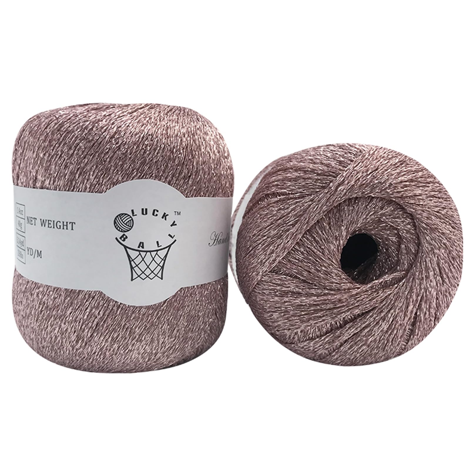 Amazon.com: 80g Sparkle Silver Lurex Thread Shining Yarn