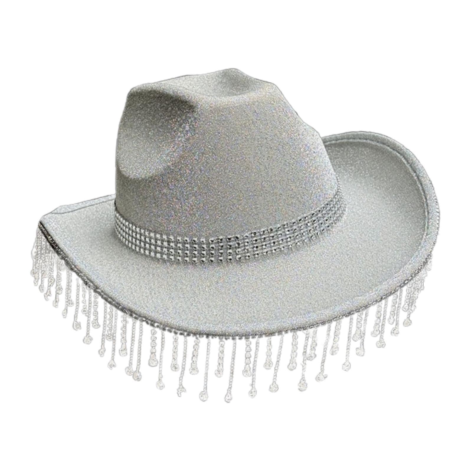MERISHOPP®Western Cowboy Hat Trendy with Tassel for Outdoor Concerts Stage Performance|Clothing, Shoes & Accessories|Womens Accessories|Hats-image-12