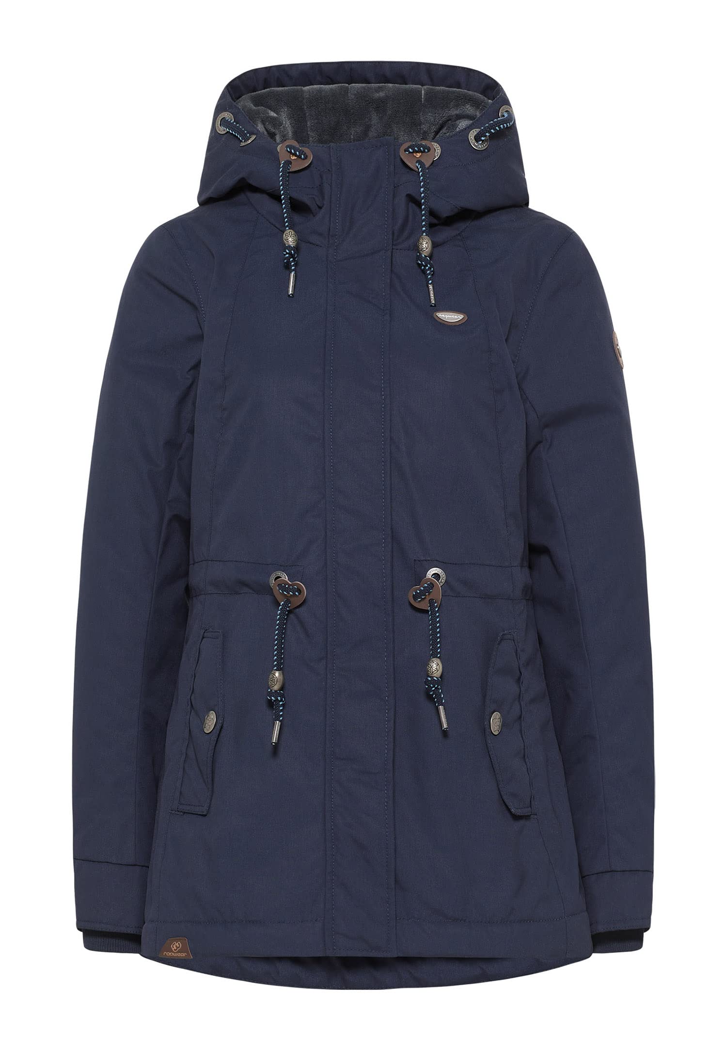 Ragwear MONADIS Damen Frauen Parka,Mantel,Übergangsmantel mit Kapuze,Herbstmantel,wasserabweisend