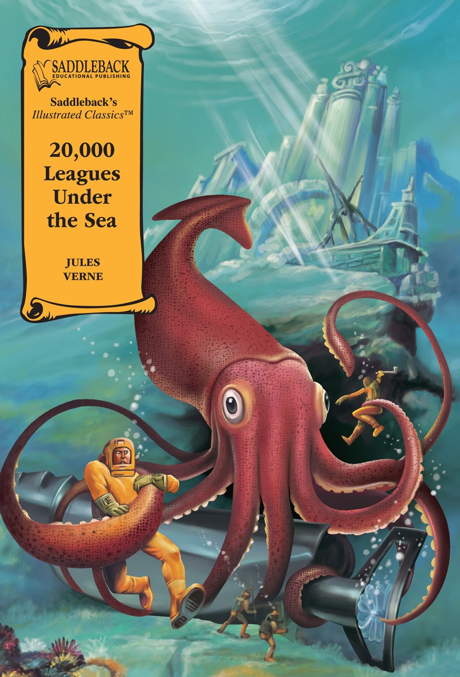 20,000 Leagues Under the Sea Graphic Novel (Saddleback's Illustrated Classics) Paperback – January 1, 2007