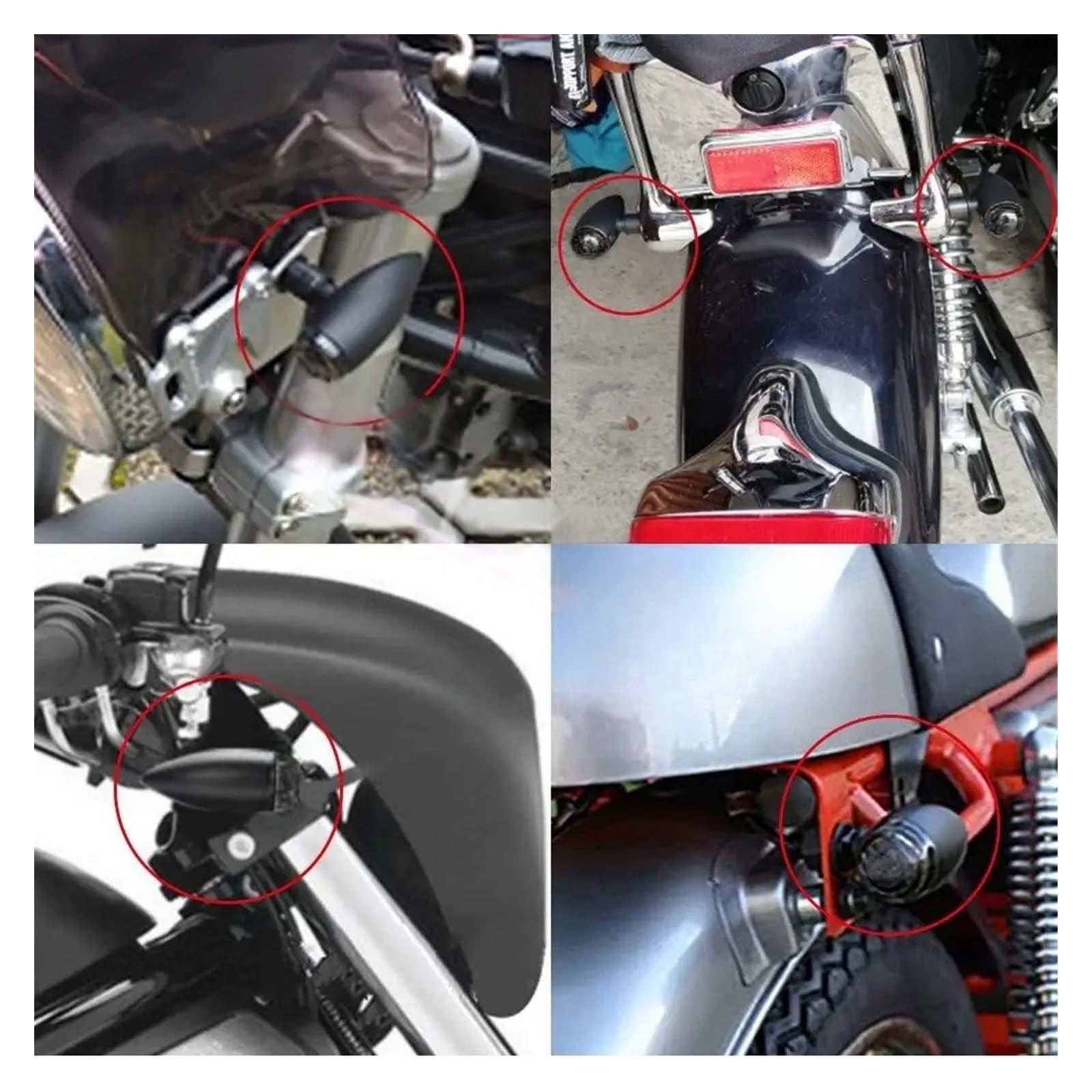 Indicatore 12V direzione moto filettatura 10 mm Indicatoris Motos