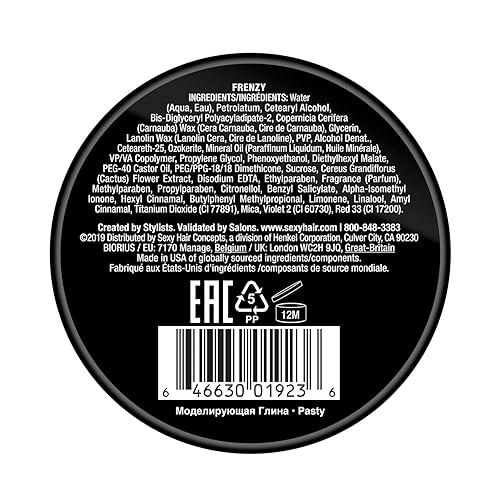 Miniatura 7 de SexyHair Pasta texturizadora mate estilo Frenzy  plenitud textura y definición  Ayuda a crear a granel  Semi-mate