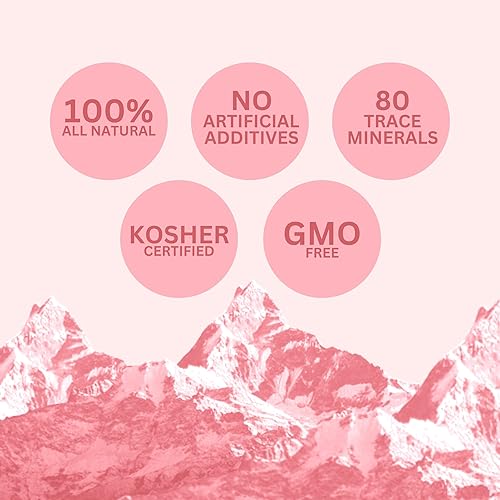 Miniatura 2 de Rock The Food  Bolsa de sal rosa del Himalaya de 22 libras Sal de grano grueso  Adecuado como sal de mesa en molinos o tarros de especias
