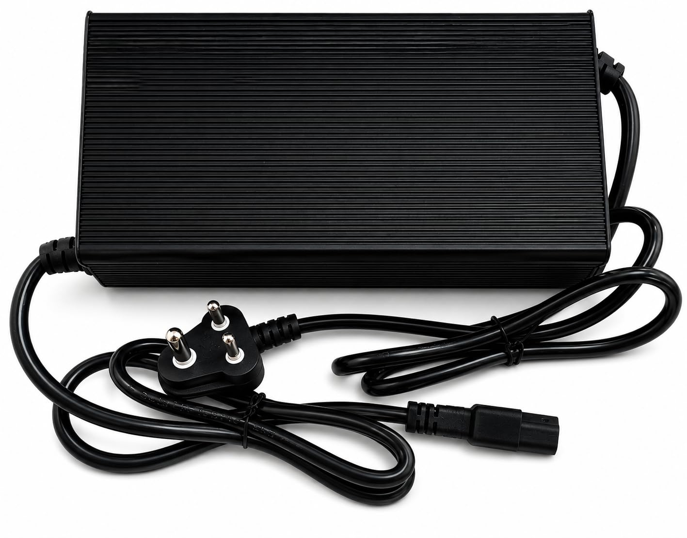 lithium battery charger 58.8v 6a | aluminium heavy design with cutoff protection | for 14s nmc / 15-16s lfp battery electric scooter | green/red charging indicator | fast charging | with warranty card