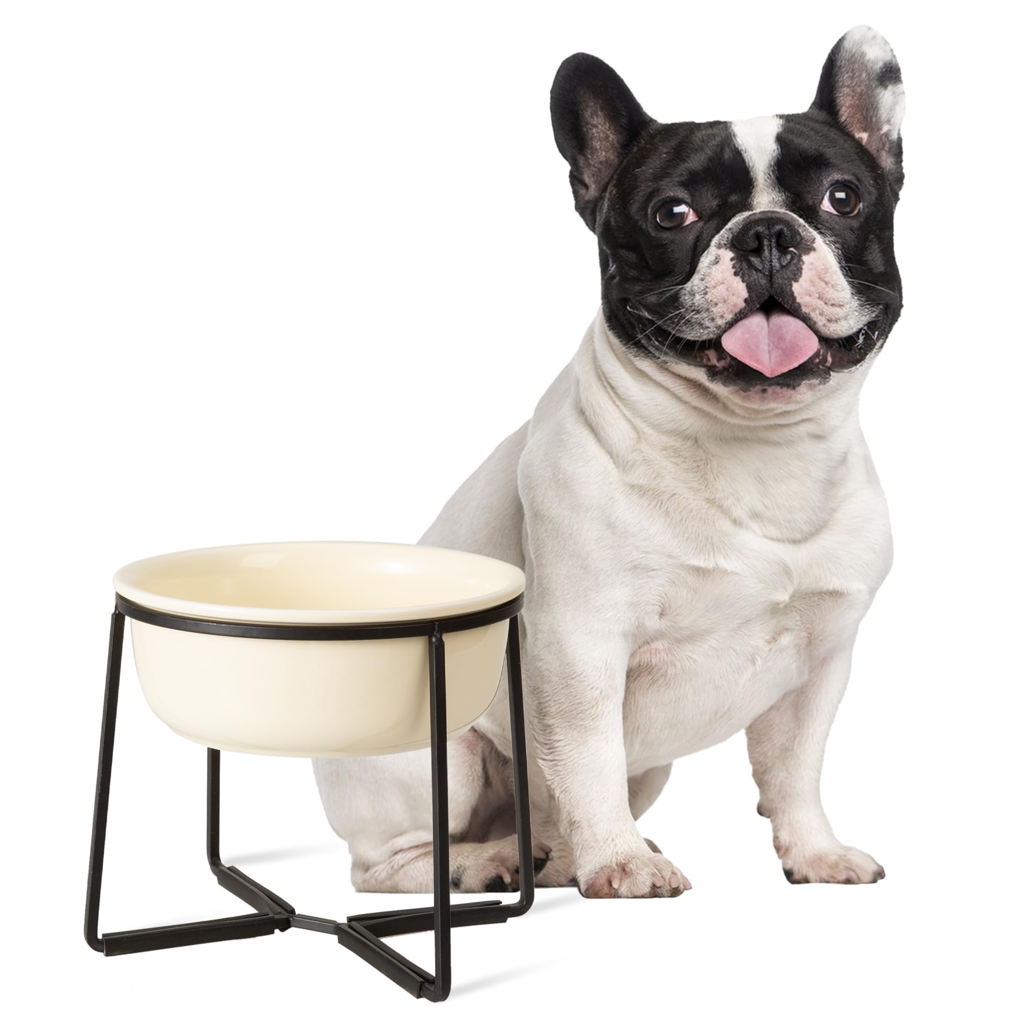 Spunkyjunky Keramik Doppel Hund Futternapf