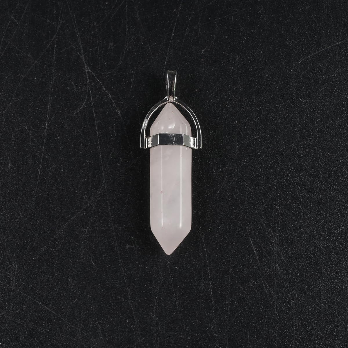 20pcs Natural Stone Pendant Hexagonal Prism Rose Quartz Amethyst Healing Crystals Stone Charms For Jewelry Making DIY Necklace - Image 3