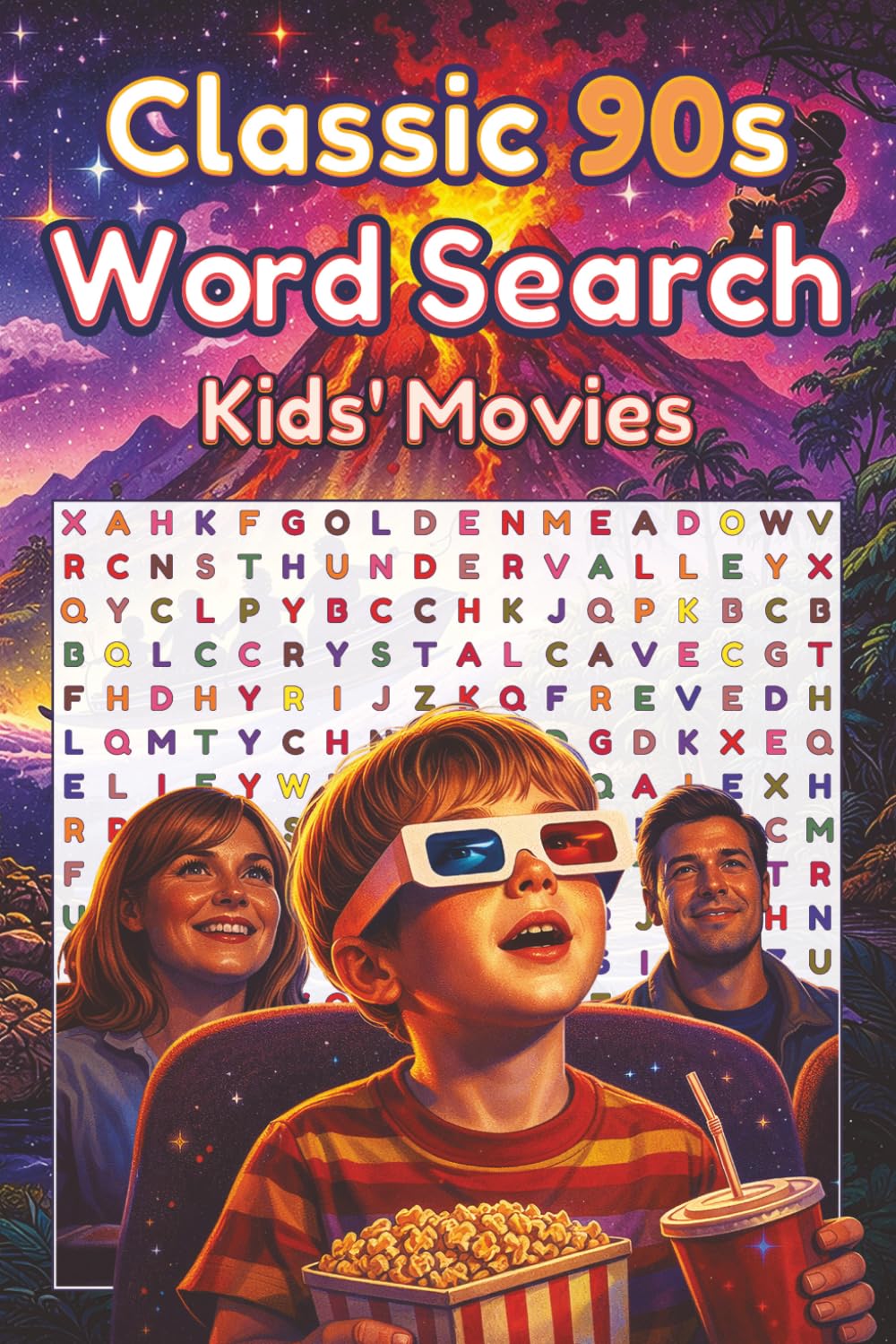 Classic 90s Word Search: Kids' Movies (Classic 90s Nostalgia: Retro Word Search Puzzles)