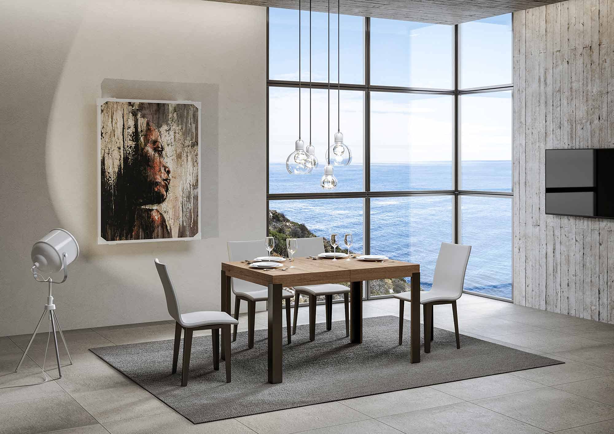 ItamobyExtendable Line Table Oak Nature 90x130 elongated 234