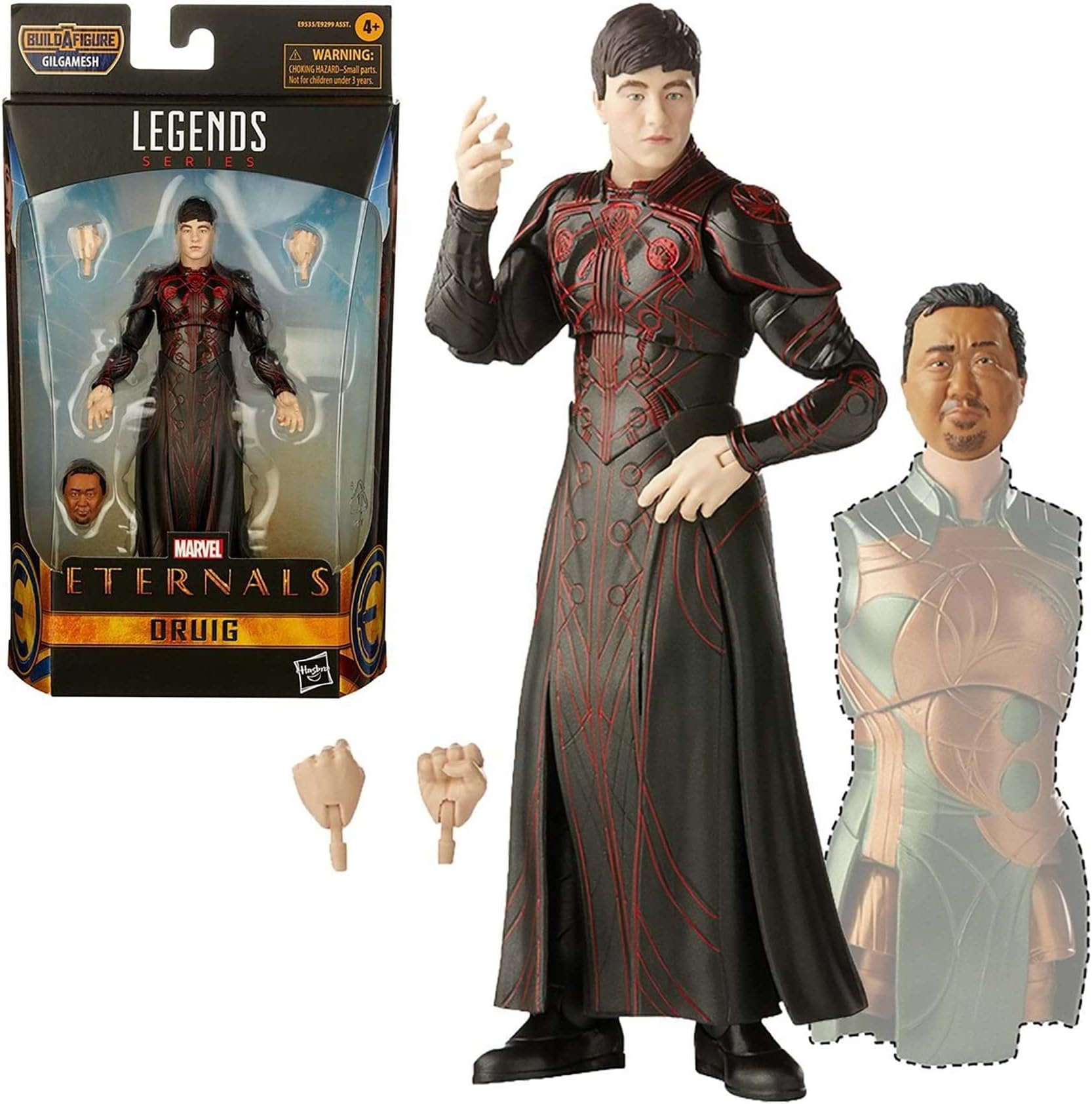 Marvel Hasbro Legends Series The Eternals 6-Inch Action Figure Toy Druig, Movie-Inspired Design, Includes 2 Accessories, Ages 4 and Up
