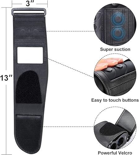 Miniatura 6 de Genew Correa magnética para telémetro ajustable, soporte de telémetro ajustable, banda o cubierta con imán fuerte para pegar fácilmente el telémetro