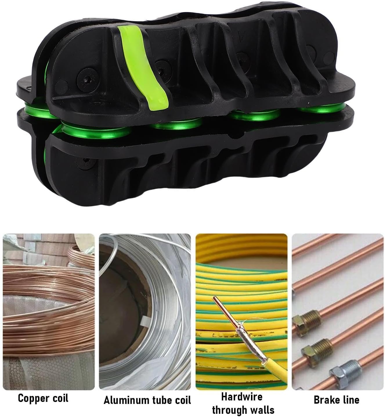 Garosa 3/16 Inch Tube Straightener Handheld Tubing Straightening Tool for Copper Aluminum Tubes Brake Line Fuel Line with Strong Grip Suitable for Steel Pipes Stainless Steel Pipes