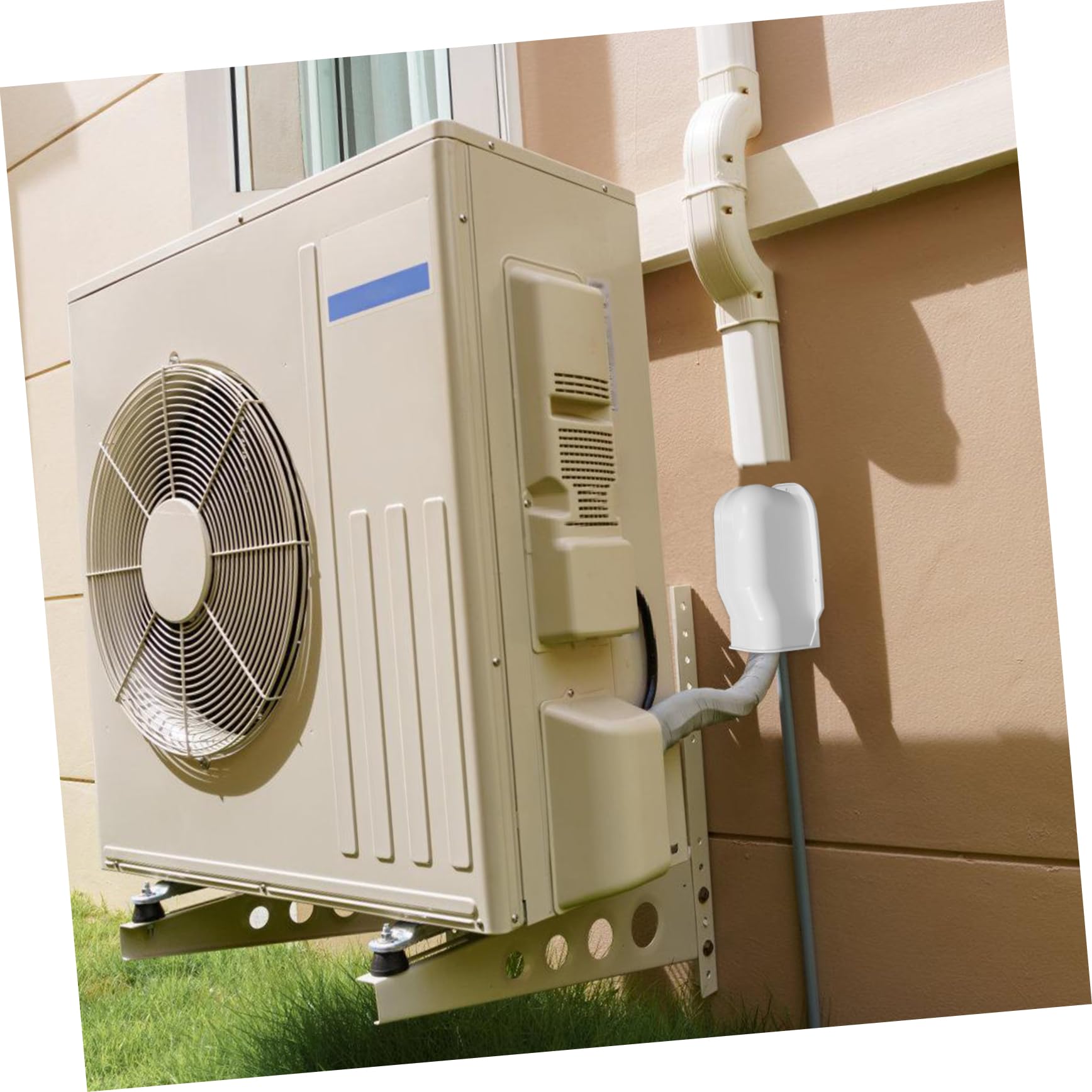 Alipis 3stücke Air Conditioner Tubing Cover Pvc Abdeckung Für Wanddurchführungen Dekorative Und Einfach Zu Installierende Lösung Für Klimaanlagenrohre Schützende Und Ästhetische
