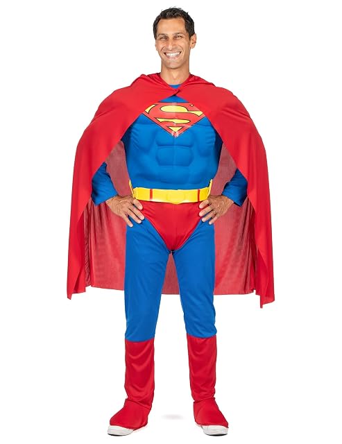 Superman - Disfraz de Superman para hombre, talla M
