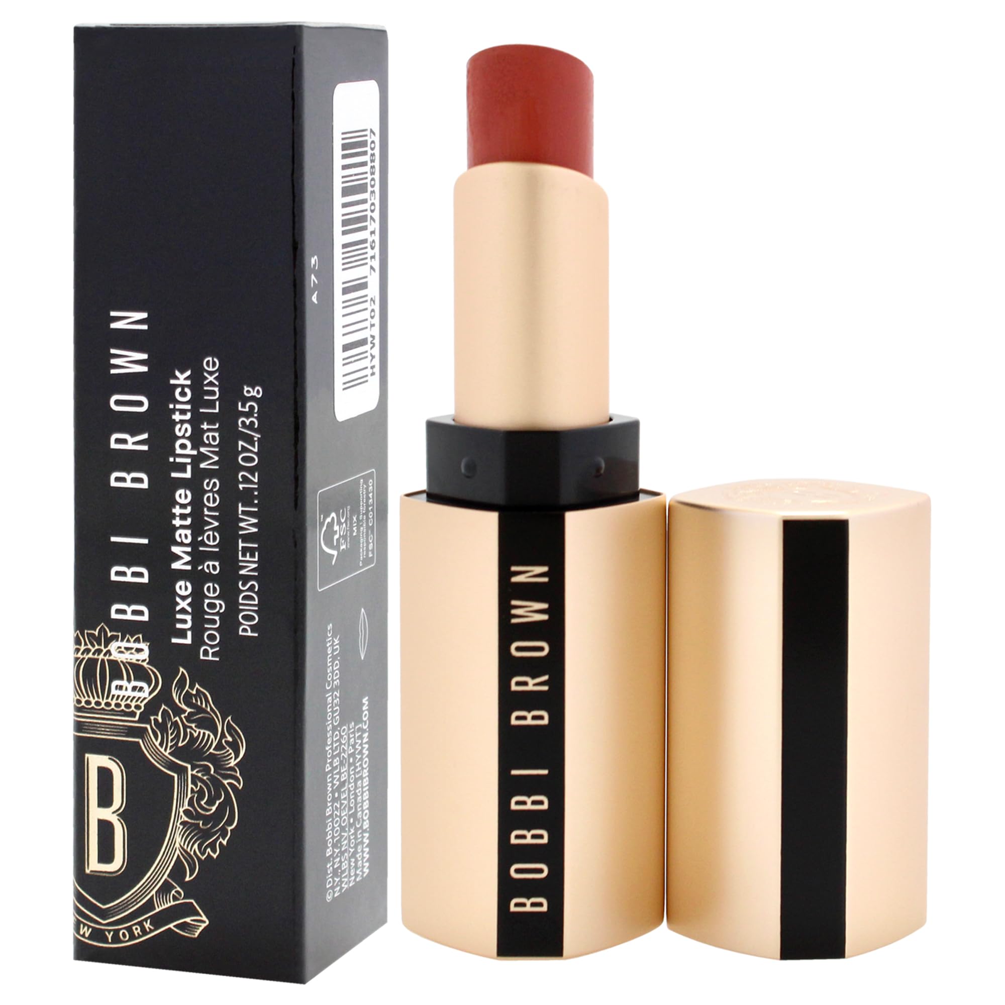 Luxe Matte Lipstick - Afternoon Tea by Bobbi Brown for Women - 0.12 oz Lipstick, Cranberry - Image 4