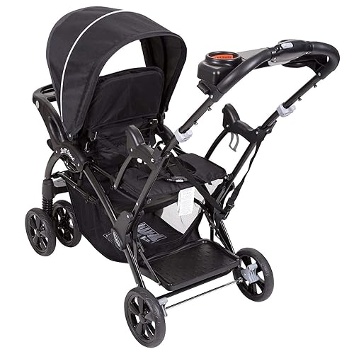 Vista 4 de Baby Trend Sit N' Stand - Cochecito doble, ónix Onyx