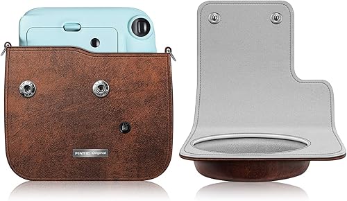 Miniatura 5 de Fintie Funda protectora para cámara instantánea Fujifilm Instax Mini 11 - Funda de piel vegana premium con correa ajustable extraíble