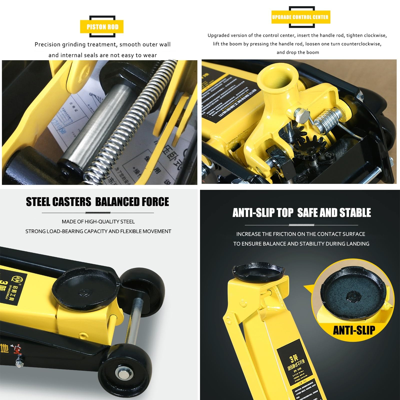 Cric Auto 2t Cric Idraulico Professionale 2 Tonnellate - Carrello Sollevatore Auto E Moto Con Valigetta TSJESMIC Sollevatore 2 Tonnellate Cric Auto Professionale