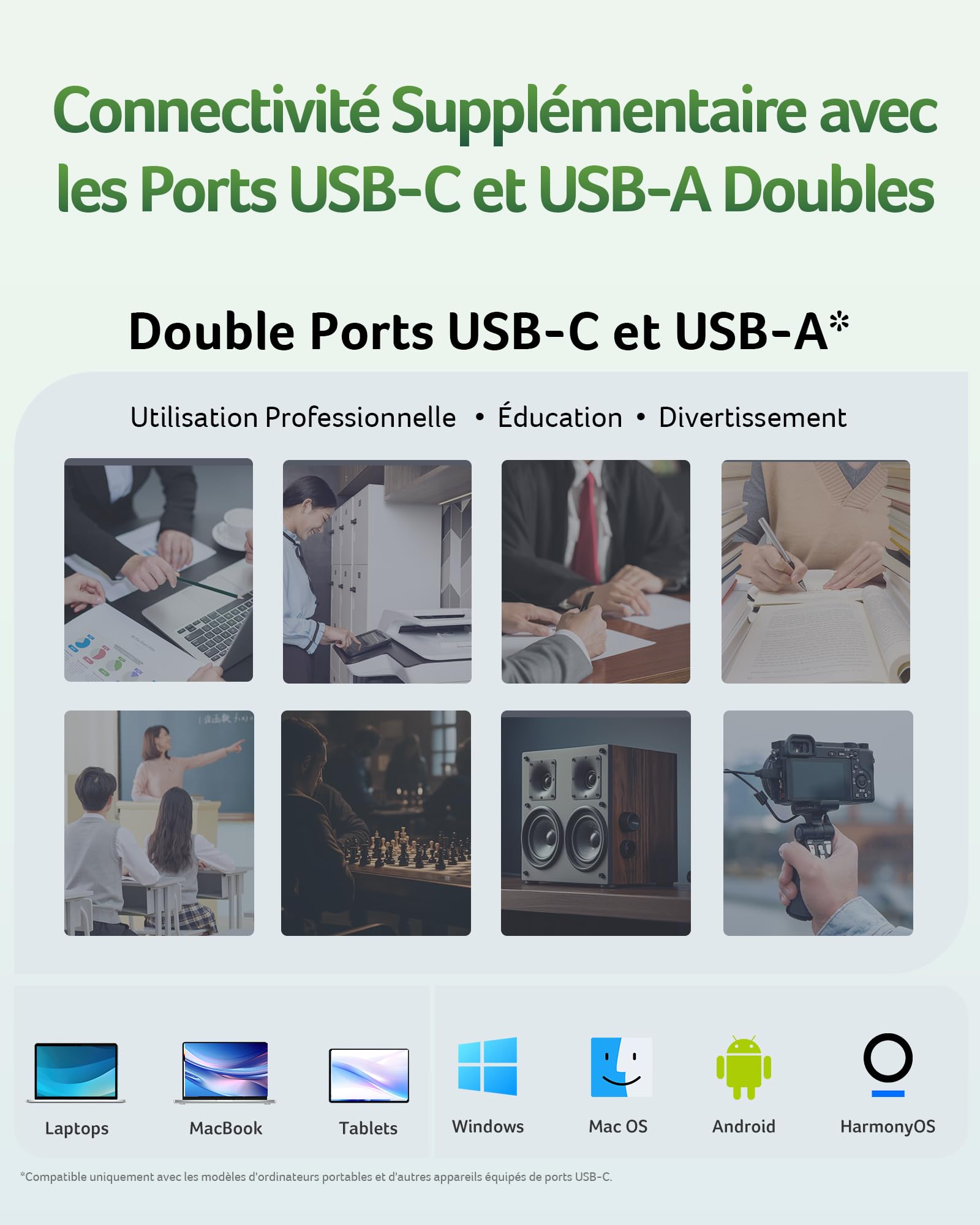 Acer Clé USB UT300 256 Go USB 3.2 Gen1 150 Mo/s Double Port Type-A & Type-C