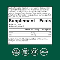 Vista 2 de Standard Process Inc. Prolamine Yodine - Soporte para la tiroides con lactato de calcio, yodo, calcio y citrato de magnesio - 90 tabletas