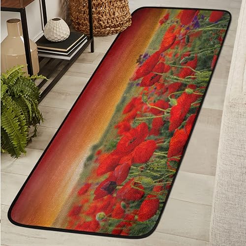 Miniatura 8 de FZDXZJJ Alfombra deportiva para cancha de baloncesto de 2 x 6 pies, alfombra de pasillo con temática de pelota, alfombra de pasillo y entrada,