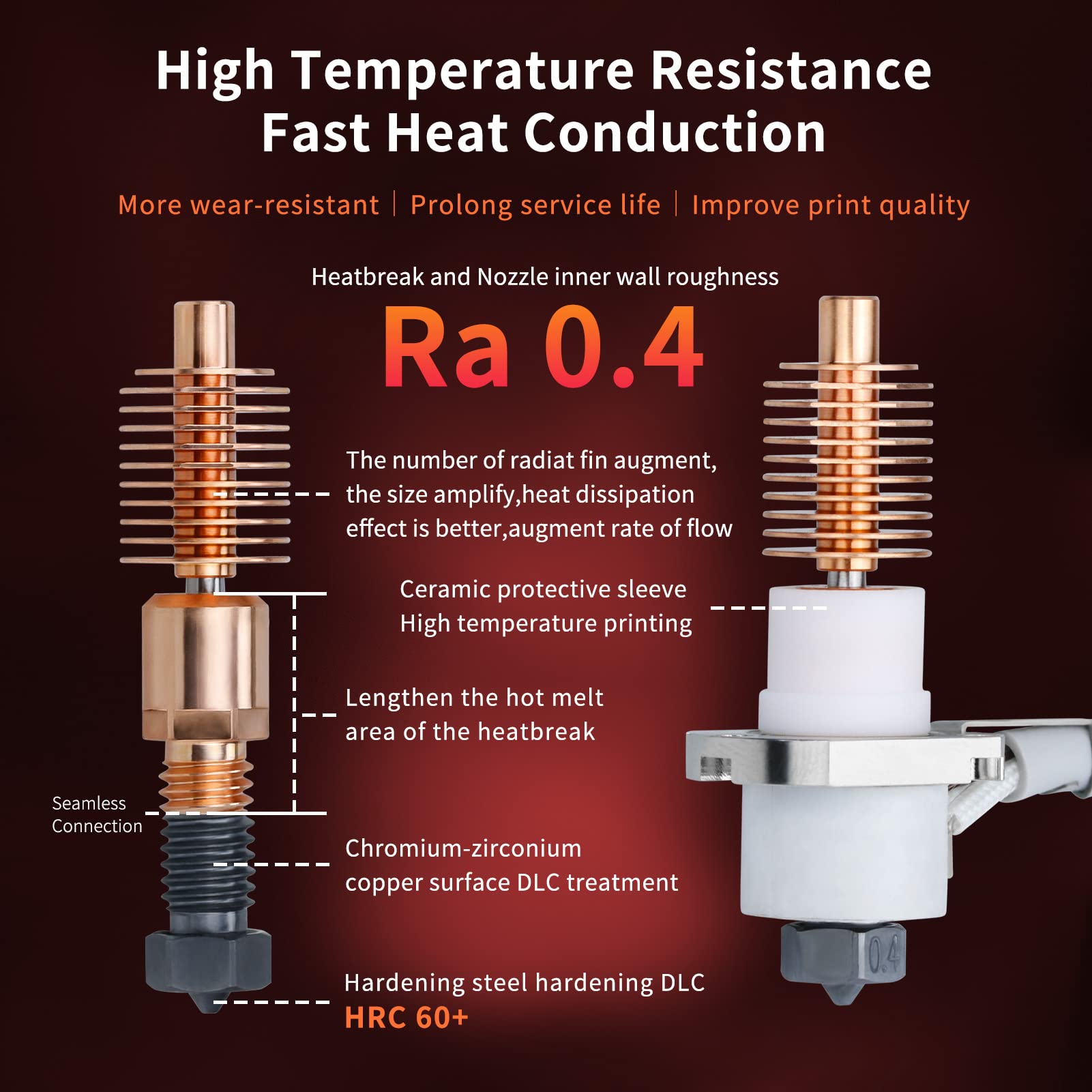 Kit Estrusore Direct Drive Per FLSUN V400 | Aggiornamento Stampante 3D Con Livellamento Automatico - Foto 9