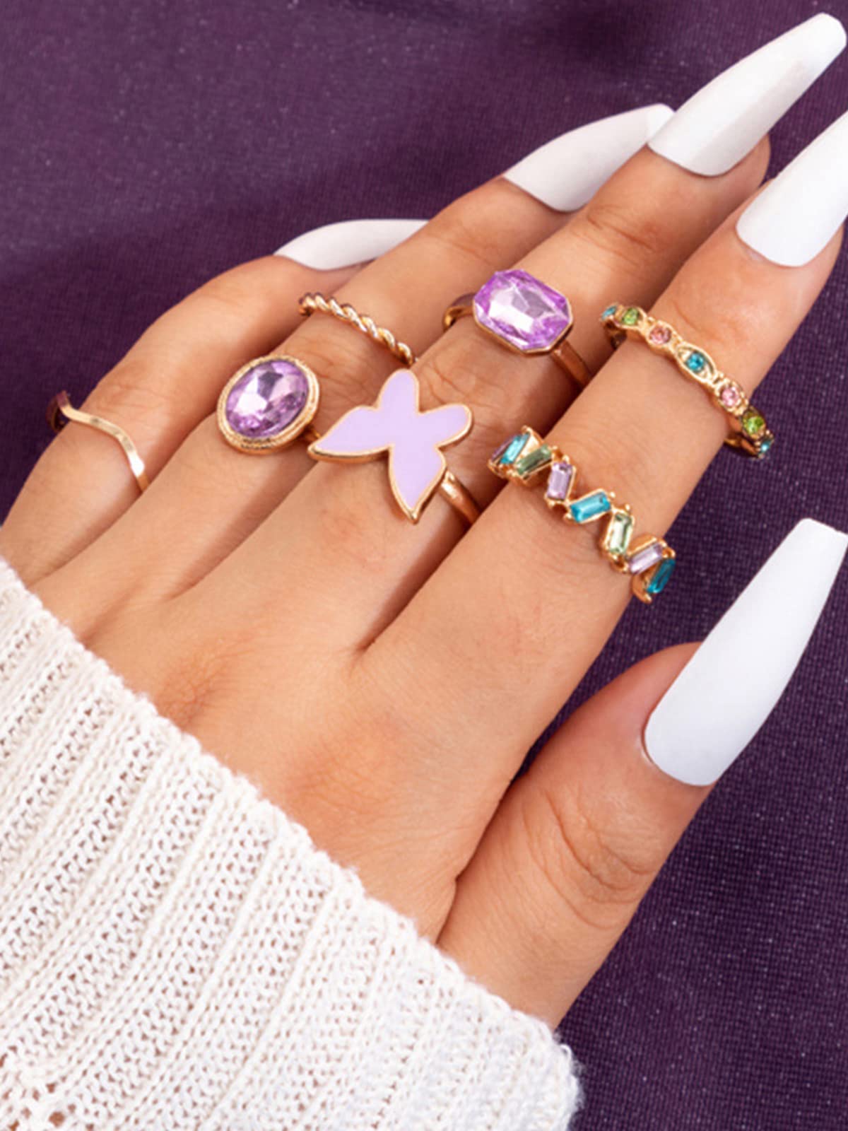 Plated Style Finger Rings