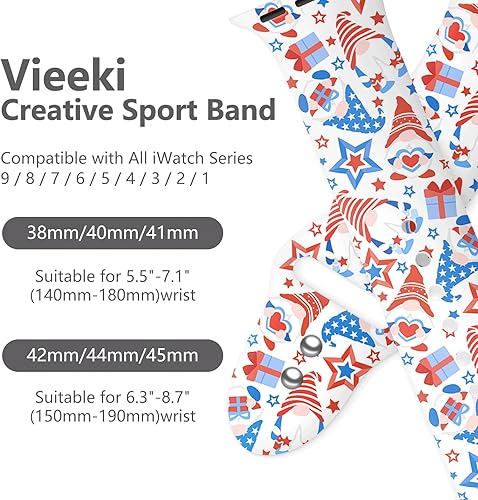 Vista 23 de Holidays Watch Band Compatible with Apple Watch Series 11 10 9 8 7 6 5 4 3 Ultra SE for Women Men, Soft Silicone Pumpkin Strap Replacement for