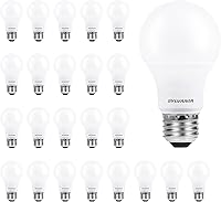 SYLVANIA ECO LED A19 Bulbs 60W Equivalent 9W 750 Lumens Daylight 5000K Non-Dimmable Frosted 7-Year Life 24-Pack