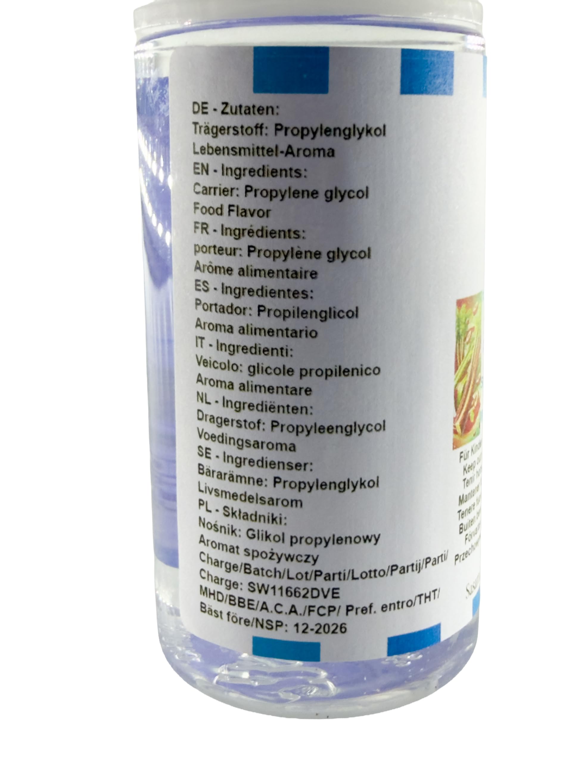 Rabarbaro aroma concentrato - vegano - Sasami - 100ml