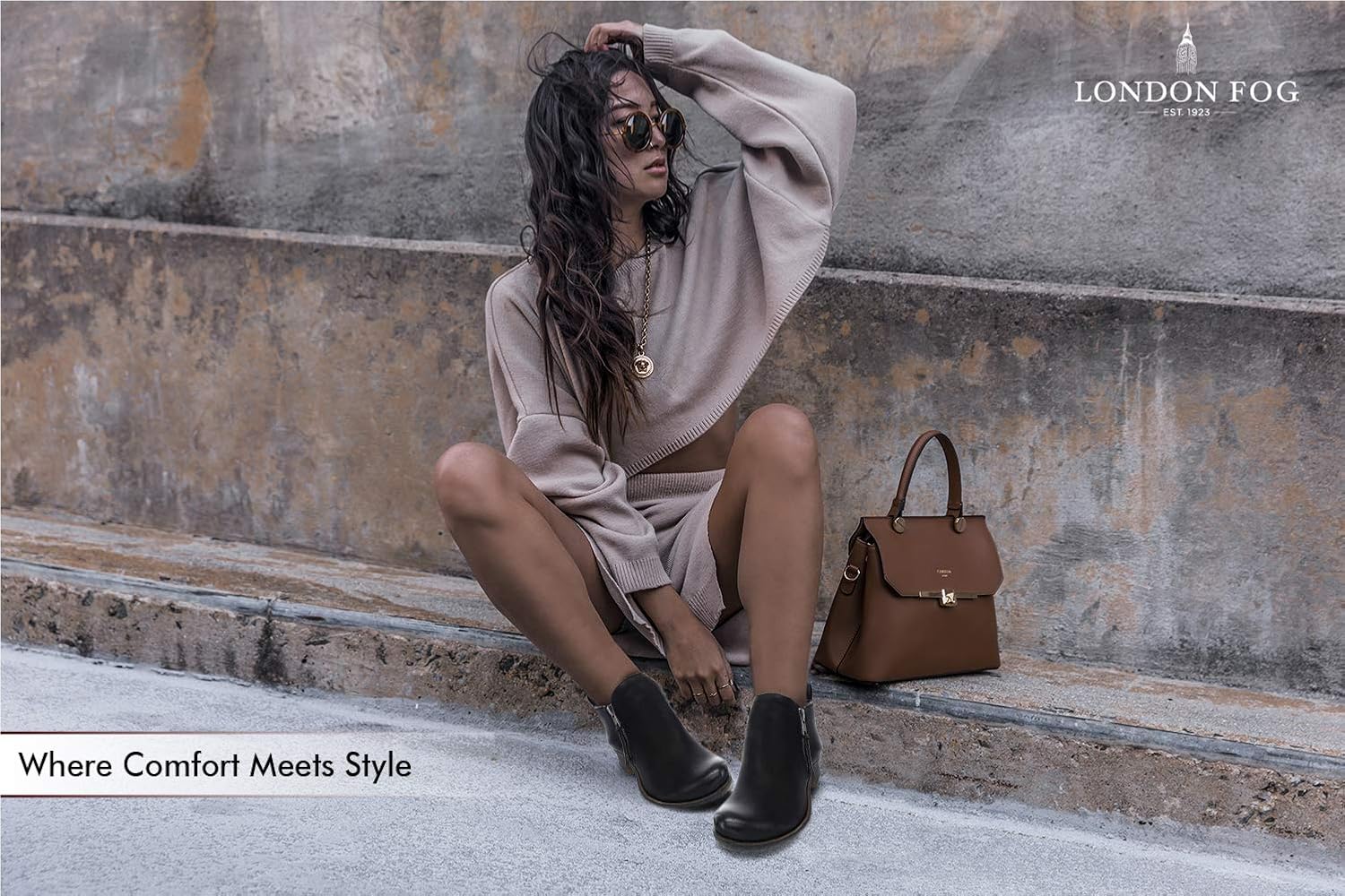 LONDON FOG Women's Tina Ankle Bootie