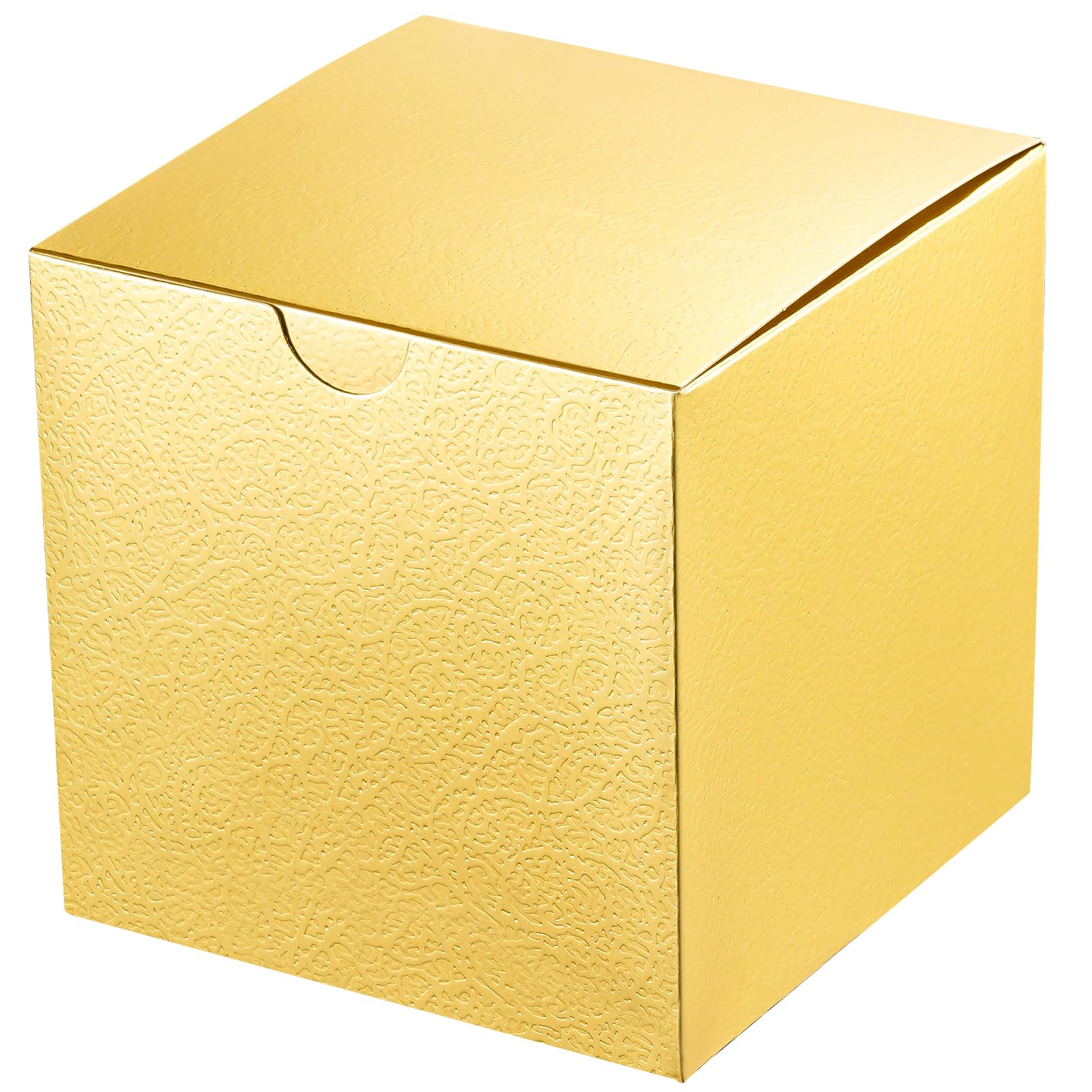 Amazon.com: UnicoPak 4x4x4 Glossy Gold Gift Boxes - 30 Pcs Candy