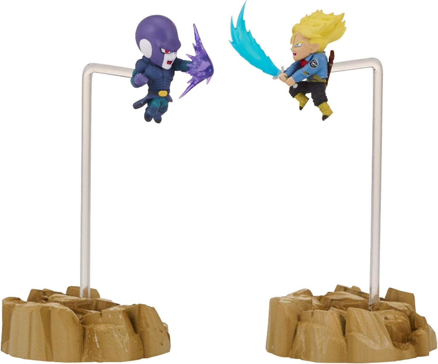 Dragon Ball Super – Dragon Stars Nano Super Saiyan Future Trunks vs. Hit Figure 2-Pack