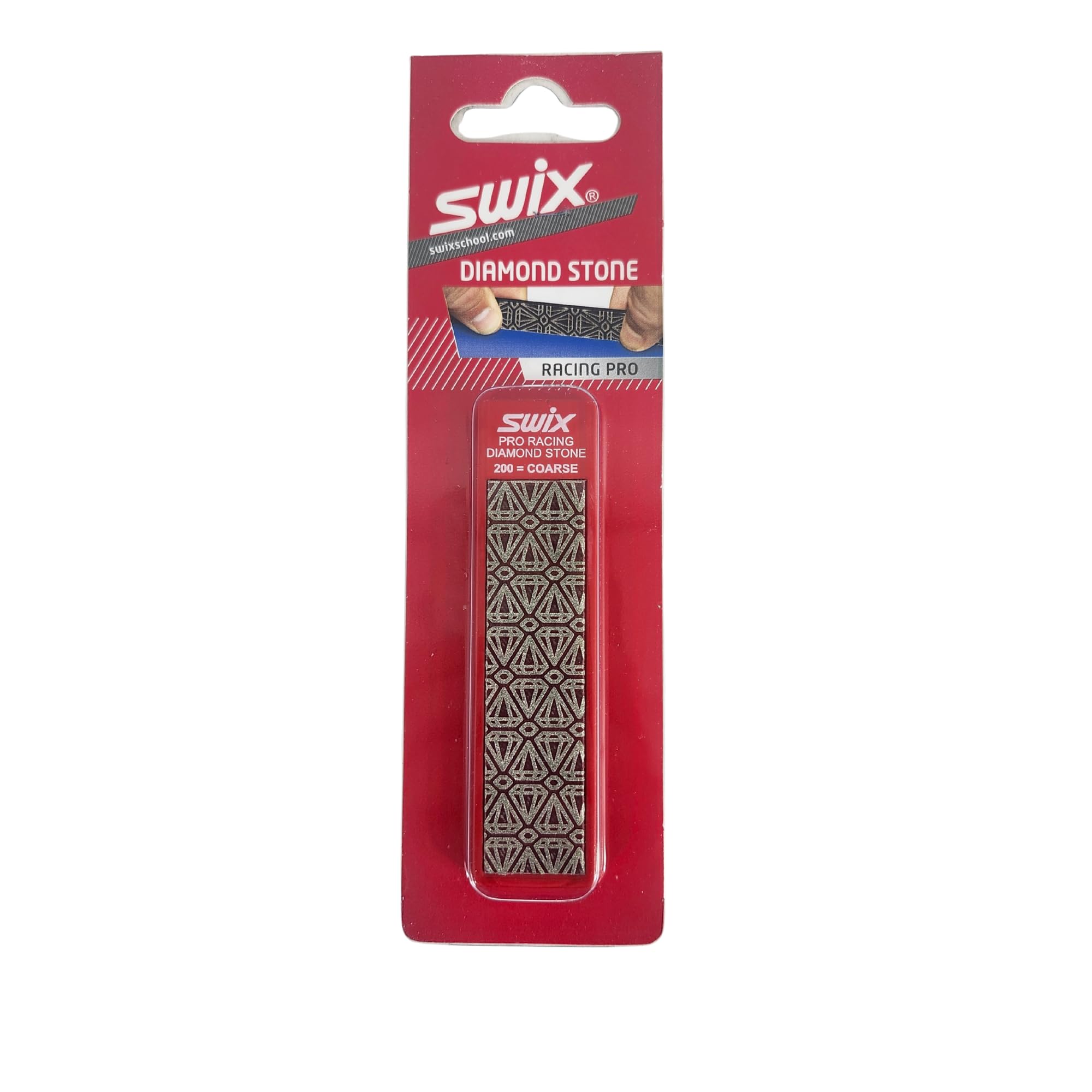 Swix World Cup Diamond Stone File: 100 mm: 200 grit: Red, Tuning