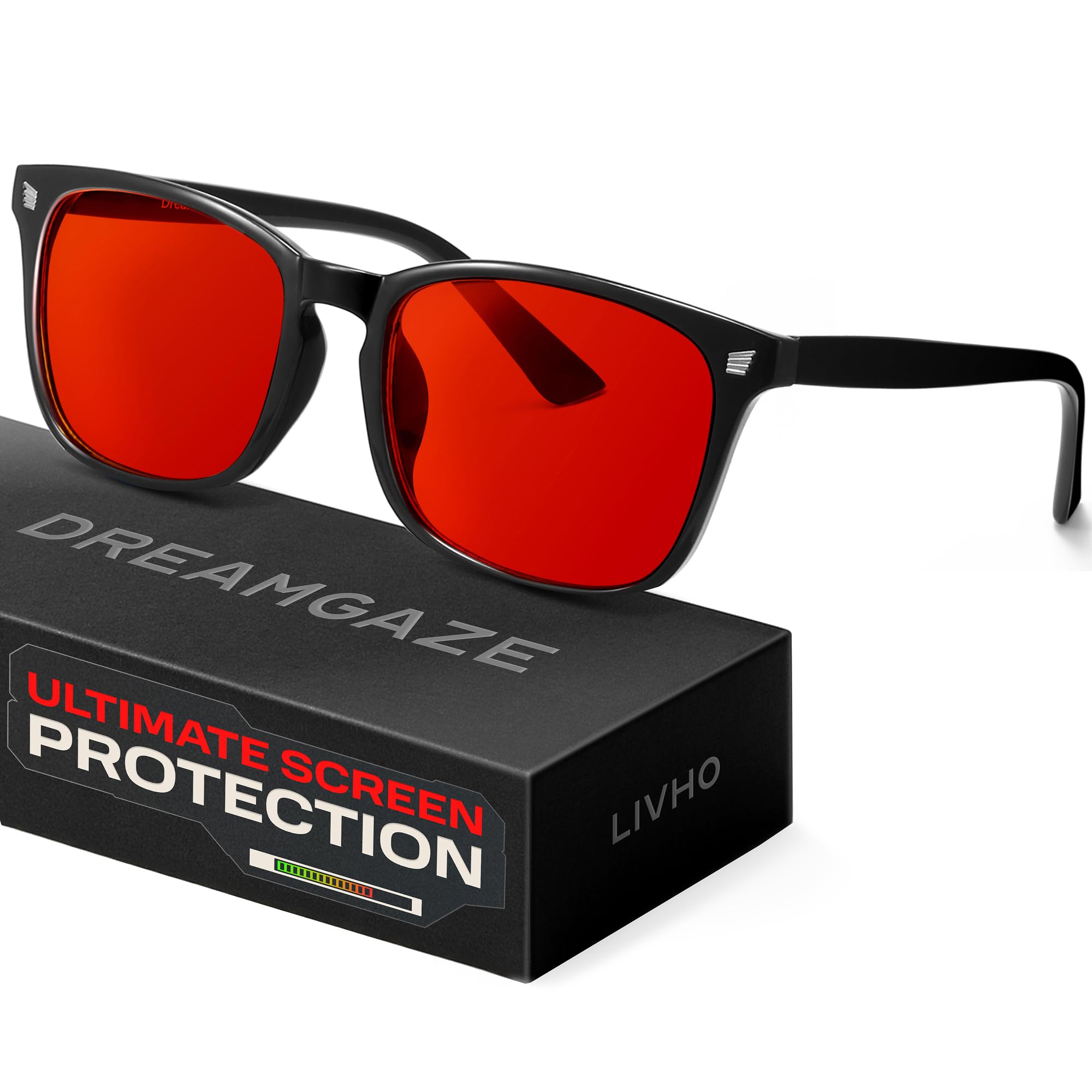 livho Gaming Blue Light Blocking Glasses for Better Sleep