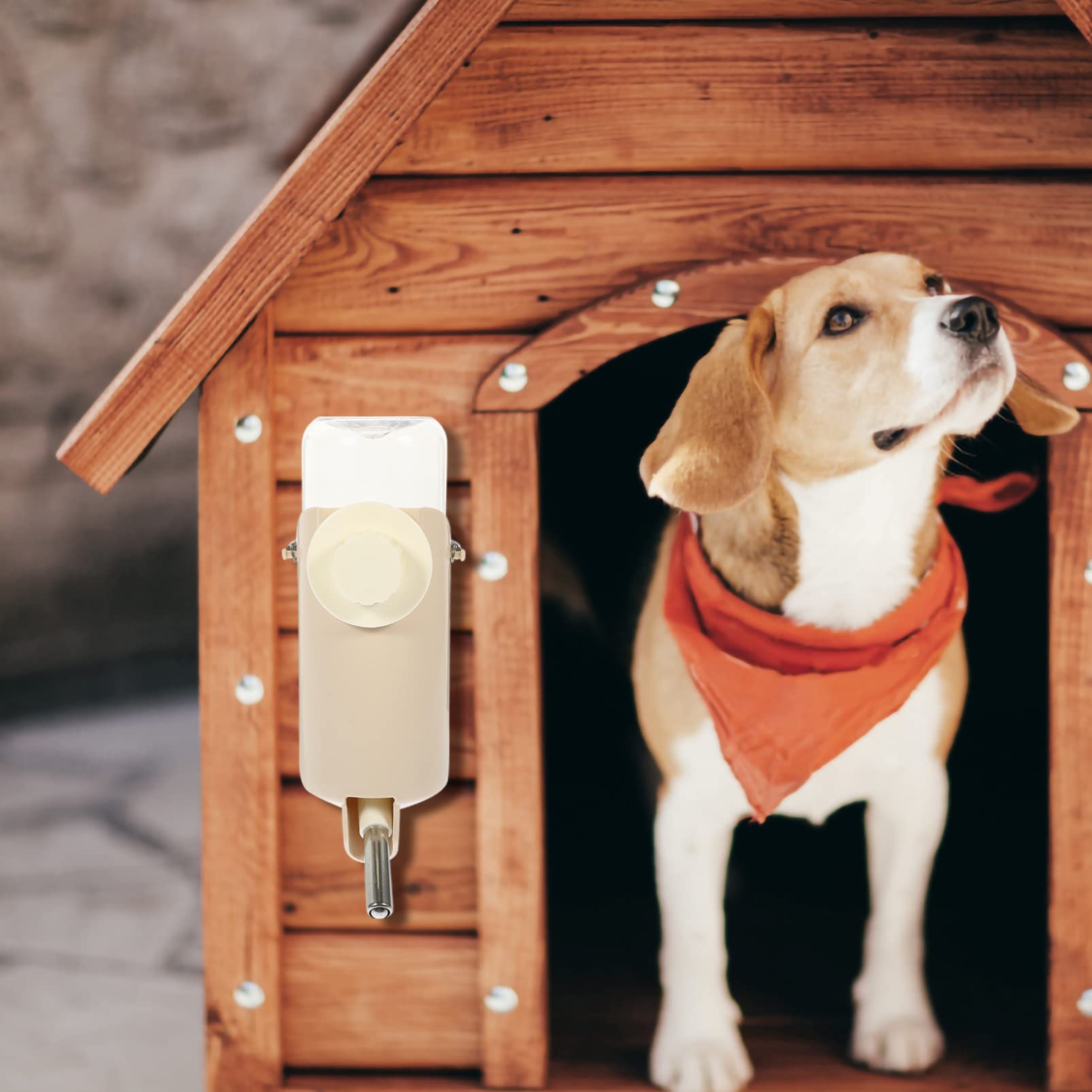 Housoutil 2pezzi Dispenser Automatico Per Criceti e Conigli Borraccia Per Animali Domestici Design Portatile e Antigoccia Facile Da Pulire e Ricaricare Adatta Per Gabbie Di Piccole