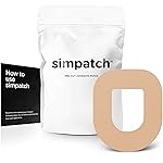 SIMPATCH - OmniPod Adhesive Patch (25-Pack) - Waterproof Adhesive, CGM Tape - Multiple Color Options (Biege)