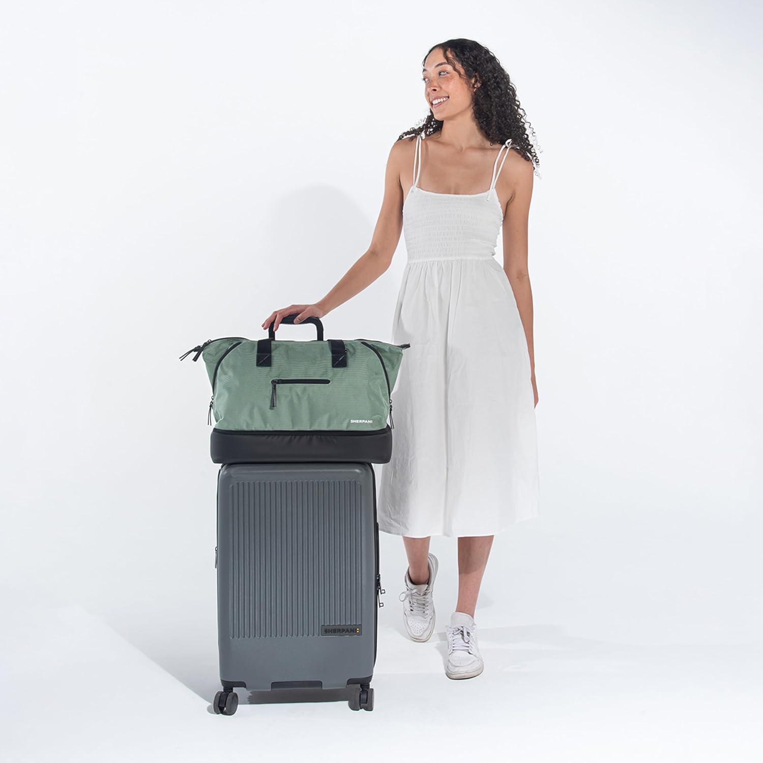 Sherpani Boston, Anti Theft Weekender Bags, Travel Duffel Bag, Carry On Tote Bag with Removable Shoe Bottom Compartment