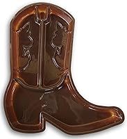 Vista 1 de Bandeja de plástico para botas de vaquero, color marrón, 10.5 pulgadas