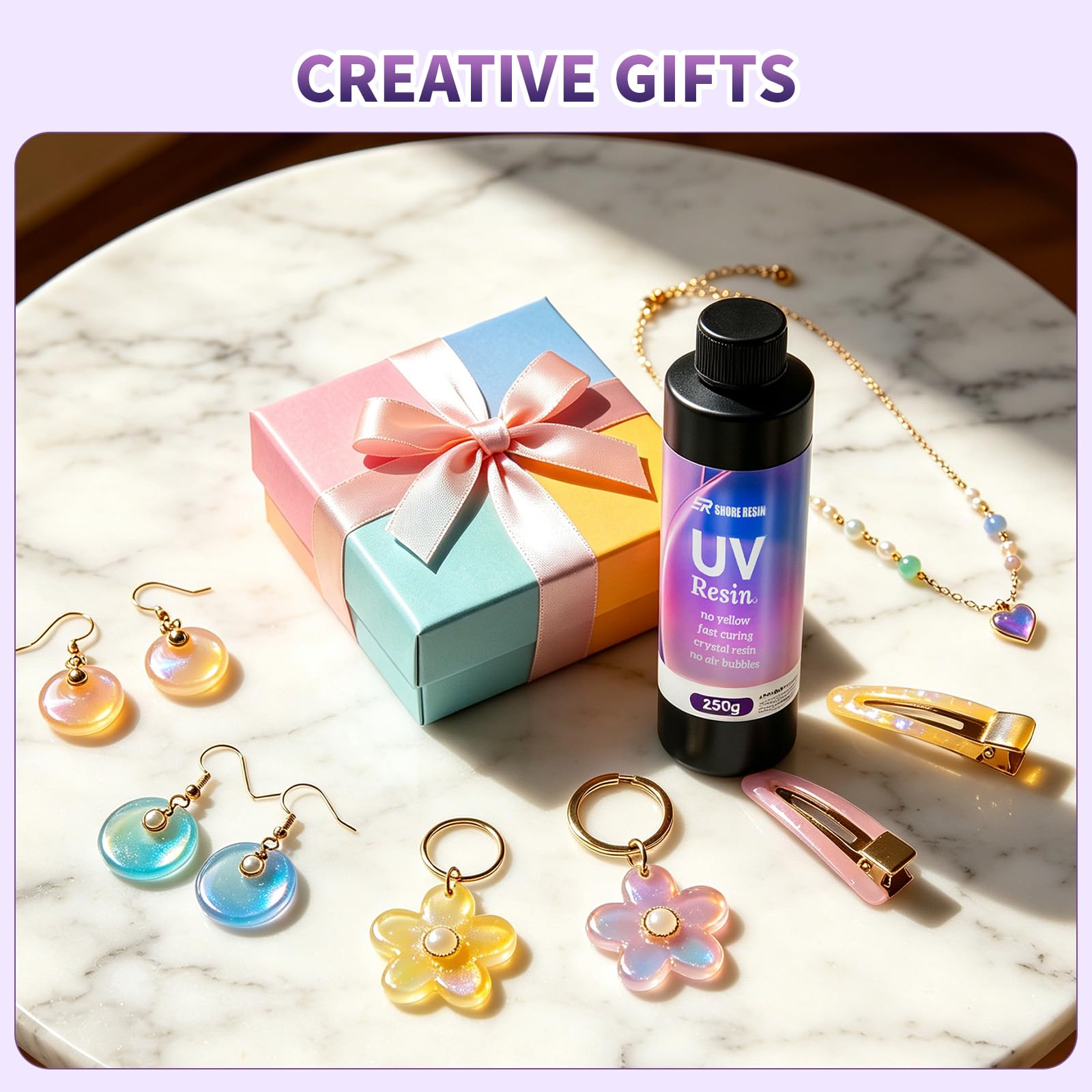 UV Resin Jewelry Kit - Beginner Friendly -8