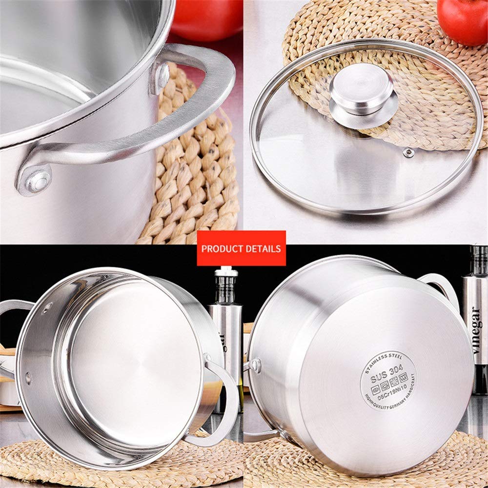 Juegos de Ollas y Sartenes Utensilios de cocina ollas y sartenes acero inoxidable Set Perfect utensilios adecuados profesional for el hogar restaurante para Uso en la Cocina