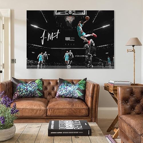 Miniatura 3 de Ja Morant - Póster sin marco 12 x 18 pulgadas (11.8 x 17.7 in), arte de baloncesto, decoración de pared, pintura para sala de estar, dormitorio,