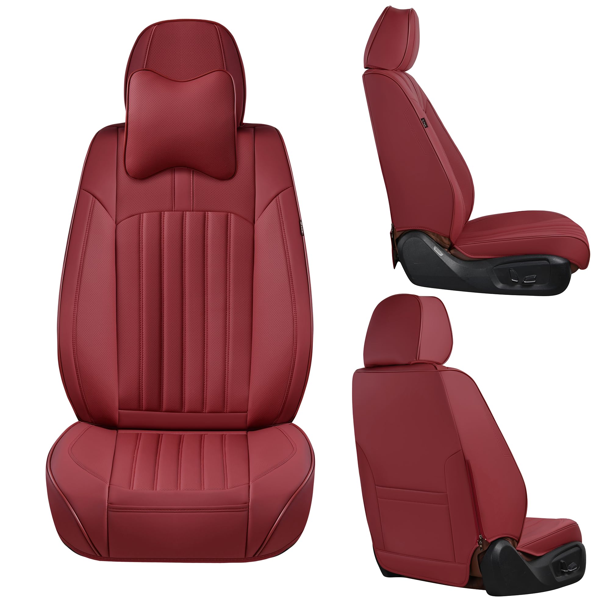 Cojines Para Asientos De Coche – Pack De 2, Tela De Lino Transpirable, Antideslizantes, Universal Para Conductores Y Pasajeros