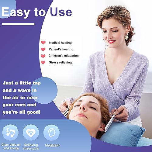 Miniatura 5 de Juego de diapasón de 417 Hz, diapasón de aleación de aluminio para curación, chakra, terapia de sonido, mantiene el cuerpo, la mente y el espíritu