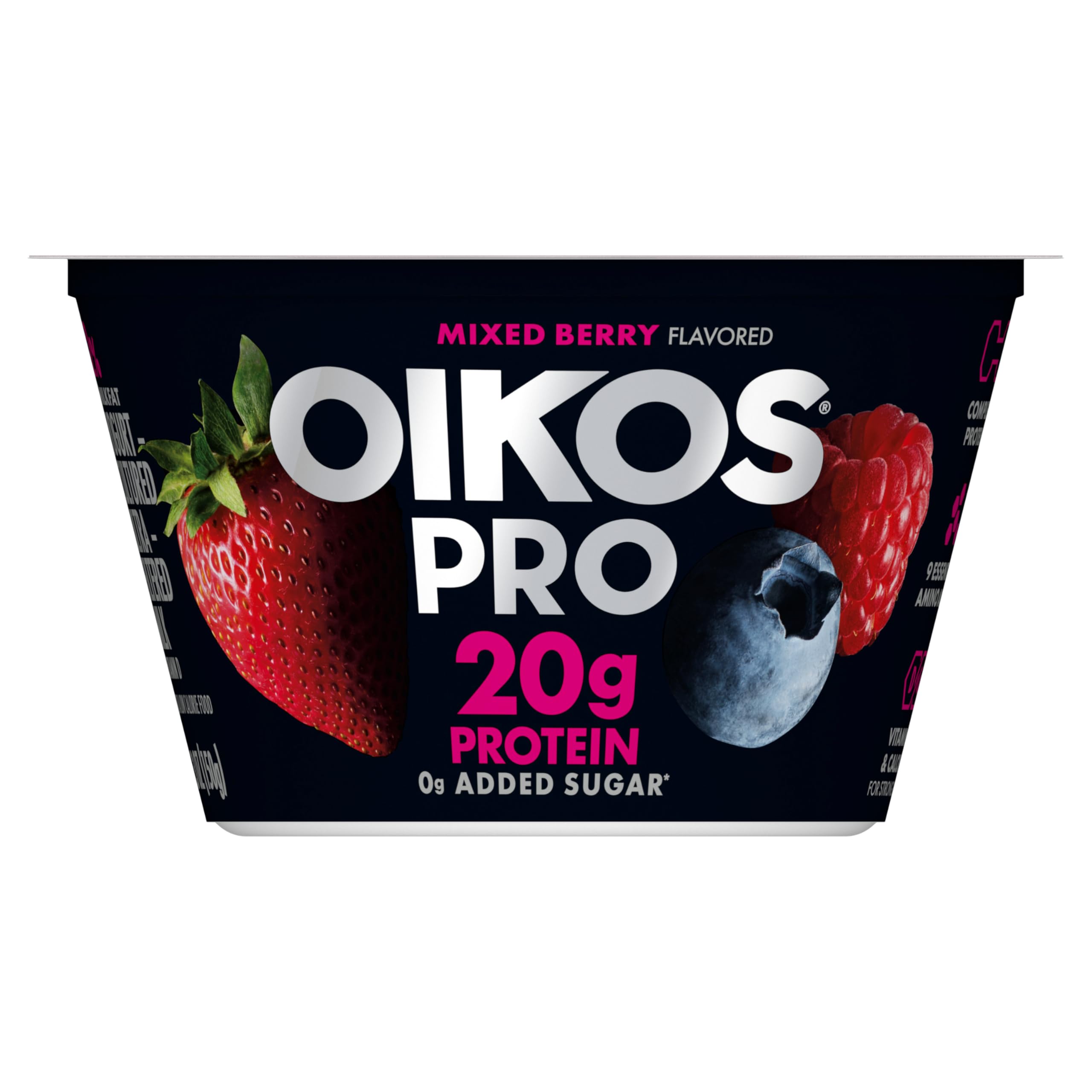 Amazon.com: Oikos Pro Mixed Berry Yogurt-Cultured Ultra-Filtered
