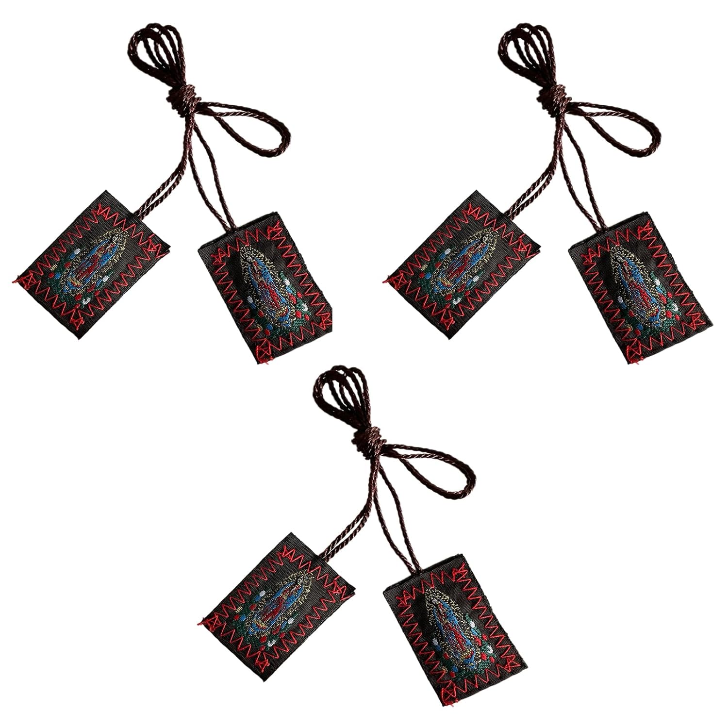 3 Pack Green Catholic Scapulars