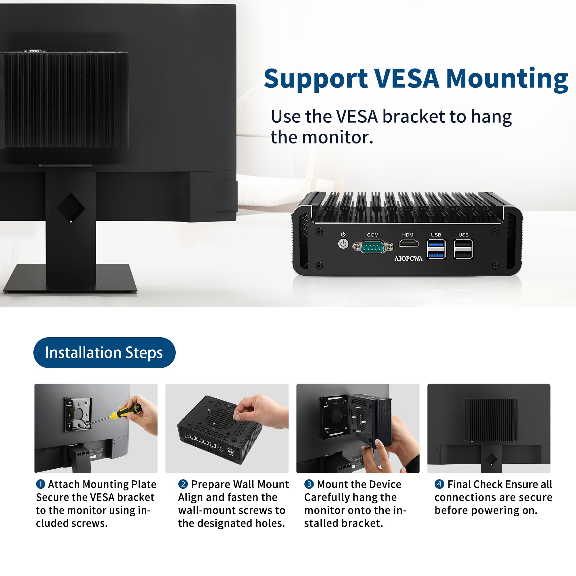 Firewall Mini PC i7-1165G7, 6 x 2.5GbE LAN Firewall Appliance, Fanless Micro PC RS232 COM, OPNsense Router Hardware, AES-NI, HD(4K@60HZ), SATA3.0, DDR4 Barebone NO RAM/SSD/OS
