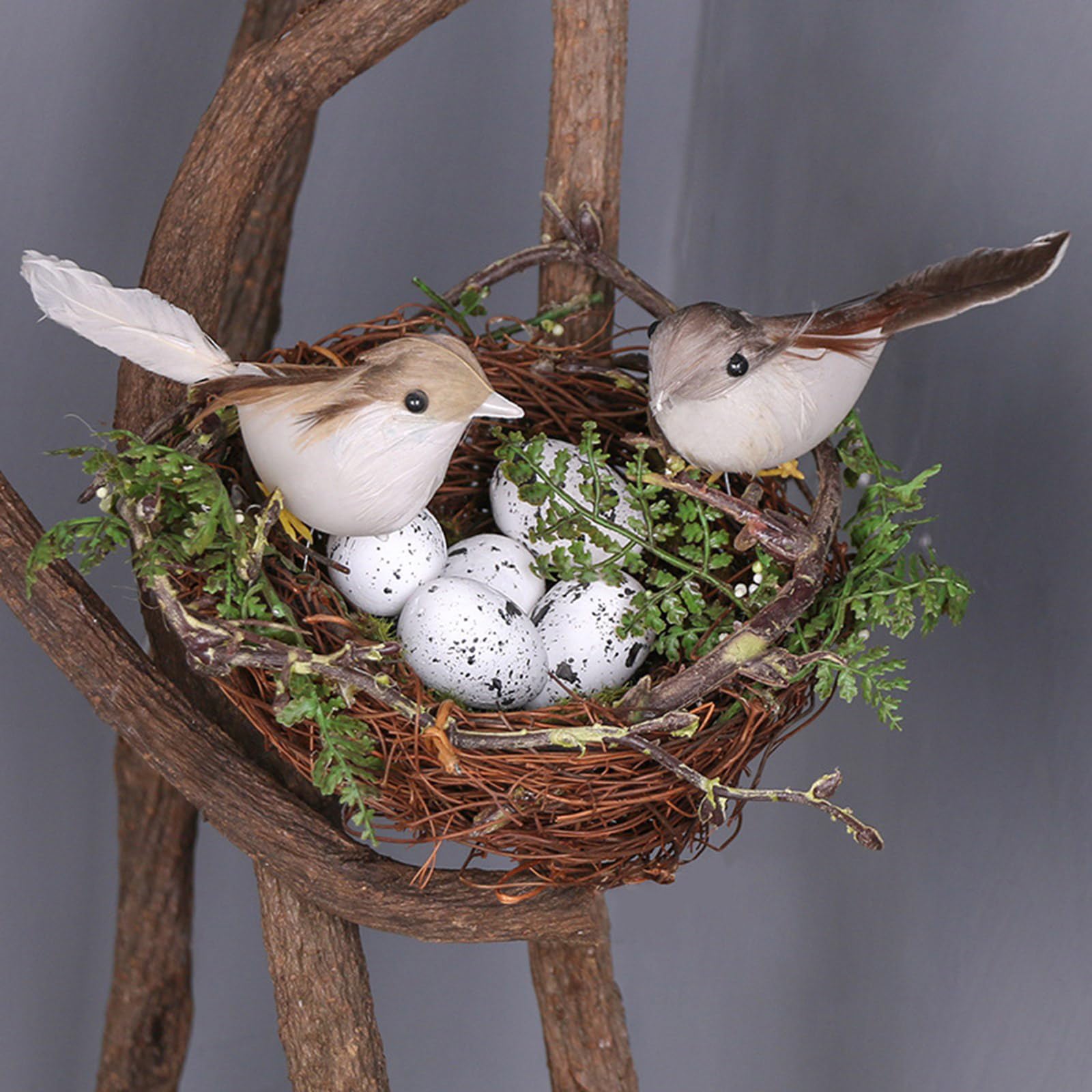 * vintage ornament ❀ * 巣の卵を守る小鳥さん オーナメント vintage ornament ❀ * 巣の卵を守る小鳥さん オーナメント
