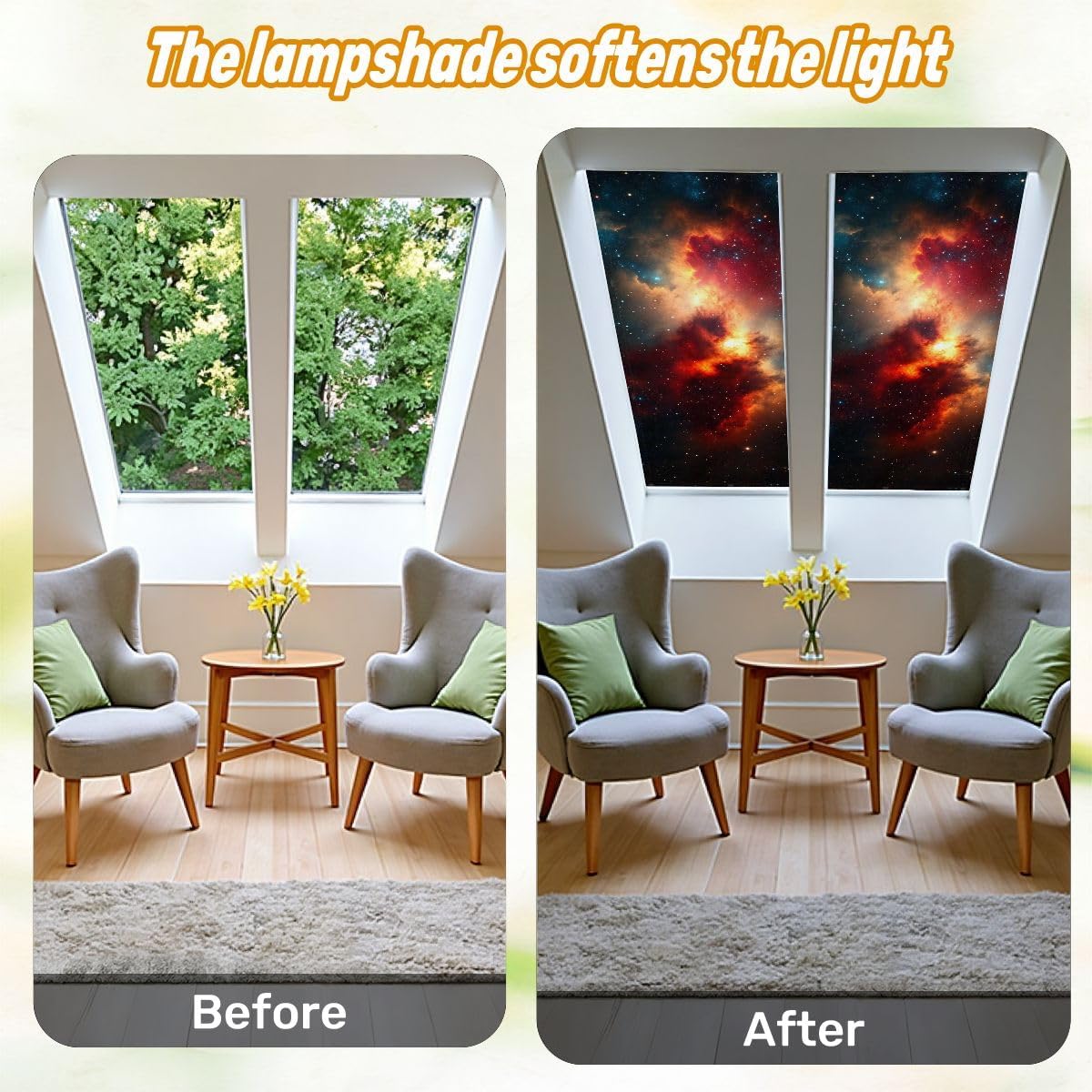 Fluorescent Light Covers for Ceiling Lights Nebula Science Fiction Elements This furnished by Easy to Install Magnetic Light Filter for Classroom Office Hospitals School Home Decor